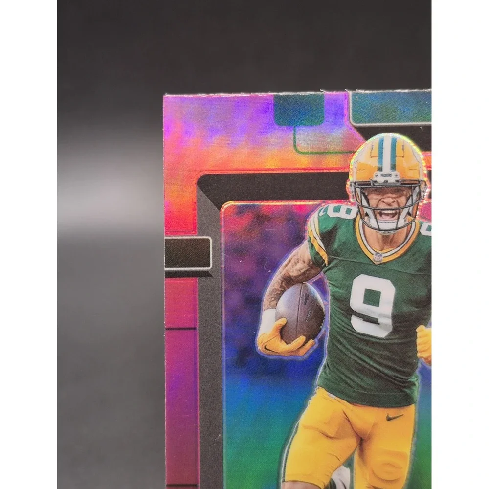 2022 Donruss Optic Christian Watson #219 Pink Prizm Rated Rookie (RC) Packers